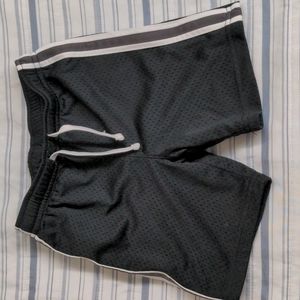 4T Simple Joys by Carter's sz 4T Toddler Polyester Boys Shorts - Black w Gray